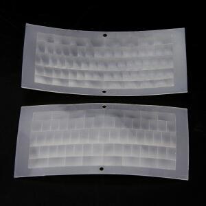 40개입 광학 PIR HDPE 인체 적외선 감지 프레넬 렌즈 초점 거리