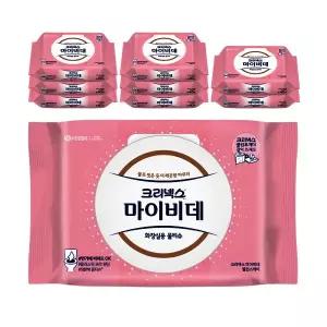 NEW 크리넥스 마이비데 밸런스케어 캡 40매 9팩 화장실 물티슈 여성케어 저자극
