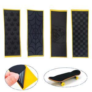 손가락 스케이트 보드에 대 한 5Pcs 폼 그립 테이프 Anti-slip 나무 지판 데크 접착 스티커 블랙 매트
