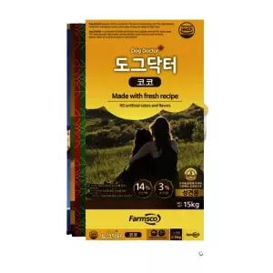 팜스코 대용량 개사료 15kg 대형견 강아지 특수견 진돗개 진도 애견사료 도그닥터 코코