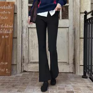 [캔마트] 투타입 쫀득 스판 데일리 밴딩 팬츠