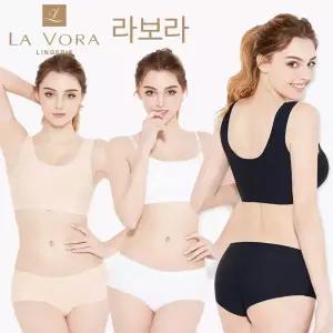 라보라 누디 심리스 노와이어 스포츠 브라 팬티 브라런닝  빅사이즈