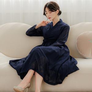 생활한복 철릭 원피스 빅사이즈 데일리 퓨젼한복 신부 레이스 원피스