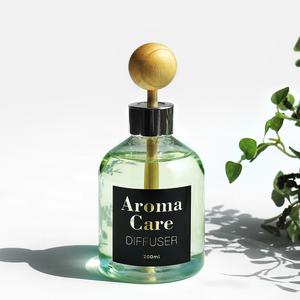아로마케어 디퓨저 차량용 실내용 우드볼 방향제 대용량 200ml