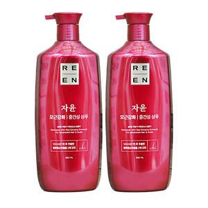 엘지 리엔 자윤 모근강화 중건성 샴푸 950ml 2개 헤어