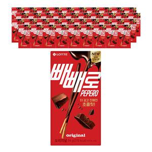 롯데웰푸드 빼빼로 초코 55g, 40개