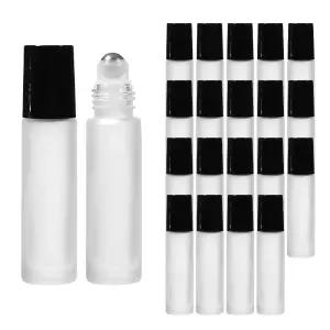 롤온 향수용기 공병 블랙 뚜껑 두꺼운 반투명 10ml 도톰한 20개