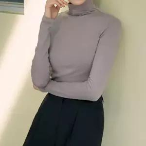 면모달 터틀넥 티블라우스 1종