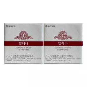 유한양행 엘레나 UREX 프로바이오틱스 170mg x 60캡슐 2개 / 써클