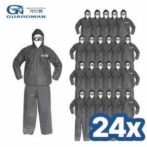 가드맨 작업복 G2 일회용 투피스 분진복 2XL 보호복 24P