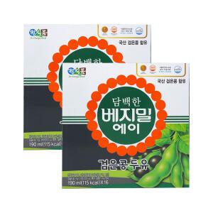 정식품 담백한 베지밀 에이 검은콩두유 190ml X 32팩
