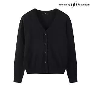 베이직 V넥 캐시미어 데일리 긴팔 가디건 (NO1CK015L0)