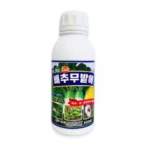 배추무밭에 500ml 붕소 칼슘 다량 미량요소 함유 저장성 드론살포가능 마량요소 복합비료