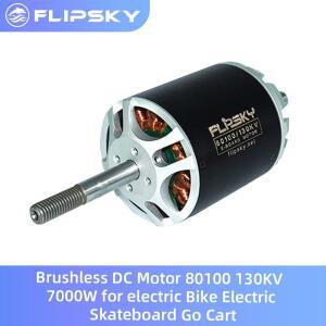 Flipsky 브러시리스 DC 모터 80100 전기 자전거 스케이트보드 고 카트 130KV 7000W