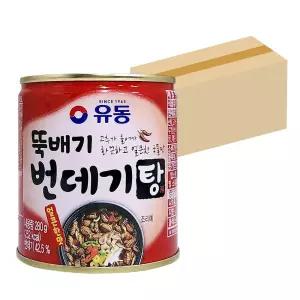 유동 뚝배기 번데기탕 얼큰한맛 280g 24개