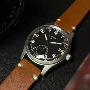 호환 발타니 더티 더즌 컬렉션 빈티지 쿼츠 36mm 손목시계 스몰 세컨즈 VD78 무브 루미너스 100M 방수 남성