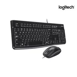 로지텍 MK120 슬림 유선 키보드 마우스 세트 콤보 PO