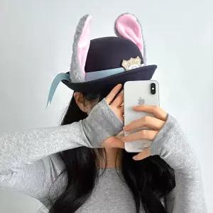 디아브 주디 모자 토끼귀 모자 코스튬 파티 퍼포먼스 소품 주토피아
