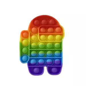 (어몽우주인) 팝잇 푸쉬팝 -/버블/실리콘/완구/촉감판/뽁뽁이/장난감/촉감/놀이/말랑이/오감/게임/스트레스