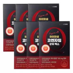 뉴트리코어 하이퍼셀 코엔자임Q10 맥스 코큐텐 30캡슐 6개
