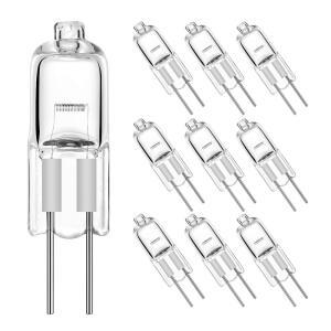 10PCS G4 할로겐 전구 12V 5W 10W 20W 35W 50W 라이트 글로브 많은 JC 바이핀 LED 램프 따뜻한 흰색 교체