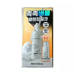 블랑네이처 버블 클렌징밀크 150ml 1개 (+30미리 여행용)