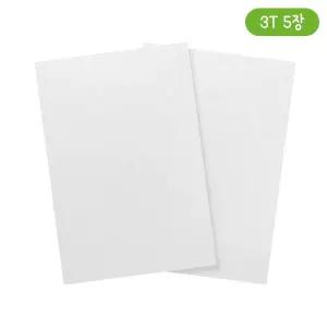 (재미스쿨) 비접착 원단 우드락 A4 21X30cm 3T(3mm) 5장 우드보드
