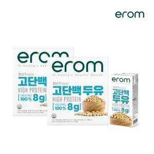 (소비기한 확인) 이롬 황성주 국산콩두유 고단백(8g) 190ml x 32개