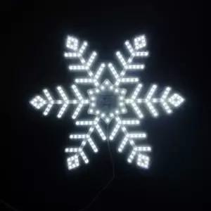 자체생산 국내제작 LED 눈꽃 800, 500, 350 눈결정 스노우 크리스마스 트리장식