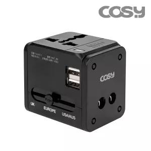 코시 USB 여행용 멀티 아답터 핸드폰충전 TA3467U