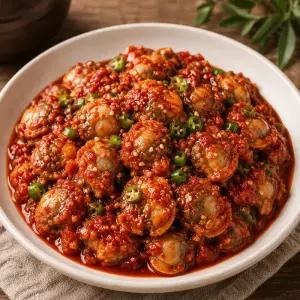 밥상곳간 순살 양념이 맛있는 양념 꼬막장 400g 2개