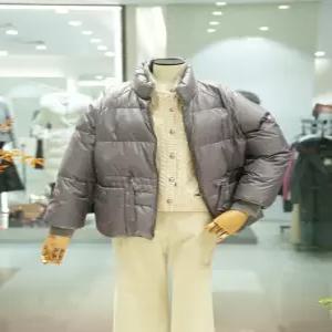 BCBG  니트블록 집업 구스다운  B5DAF838