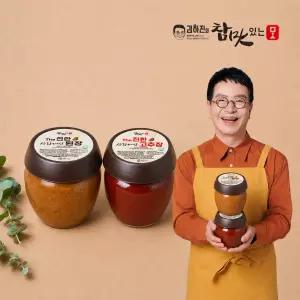 [혼합구성] 김하진의 더진한 상황버섯 고추장 500g 1개+ 된장 500g 1개
