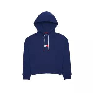 타미힐피거 L/S 드롭 숄더 후드티 딥블루