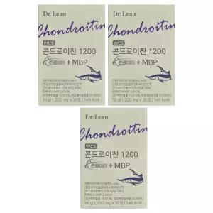 닥터린 철갑상어 콘드로이친 1200 콘레이티 + MBP 1200mg x 30정 3박스 (hi)