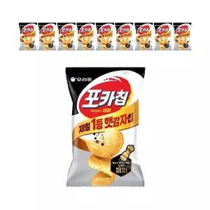 [소비기한 임박] 오리온 포카칩 트리플페퍼 60g, 10개