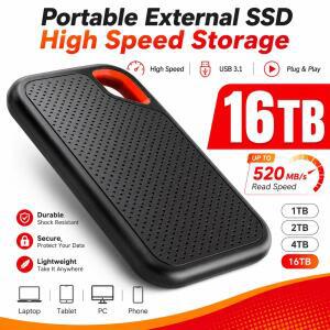 M2 SATA SSD4TB 외장 SSD 휴대용 솔리드 스테이트 드라이브 고속 하드 작은 크기 큰 성능 기본 일상 저장
