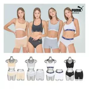 비밀특가푸마 바디웨어 여성 컴포트 액티브_핏 브라팬티+사각팬티 3종세트 택1 1907531