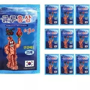 글루홍삼 25매 10팩 붙이는 건강패드 찜질팩 손목 응급용품 통증패치 어깨파스 ACA0A