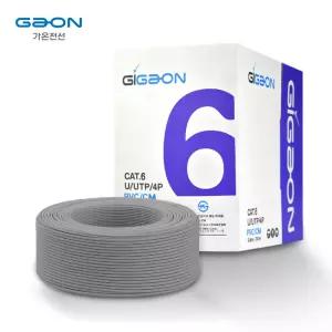 가온전선 CAT6 UTP 랜케이블 300m박스 그레이