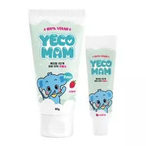 예꼬맘 2단계 유아 치약 저불소 60g + 미니치약 15g