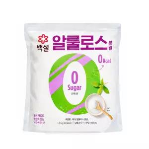 CJ제일제당 백설 알룰로스 분말 1.5kg, 2개 [최신 생산제품 발송]