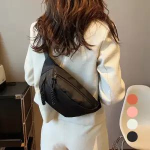 여자 데일리 나일론 웨이스트백 힙색 크로스백 옷자락