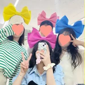 대왕 리본 인생네컷 머리띠 소품 (왕리본 놀이공원)