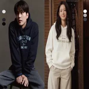 [폴햄](마산점)가을/간절기 세미오버핏 남여 레터링 플리스 그래픽 후디 2종택 1 PHG1TH1010,PHG1TH...