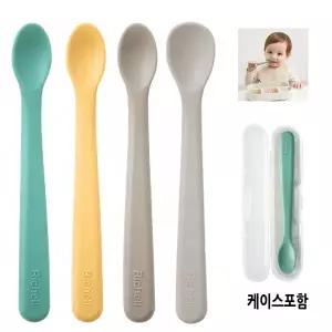 리첼 릿첼 실리콘 칼라 이유식스푼 1P 택1