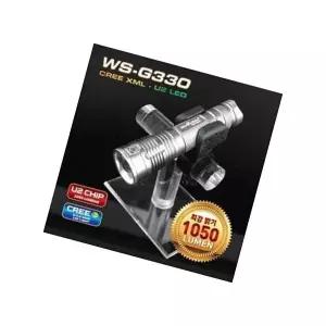 충전식랜턴 우신 LED충전식줌라이트 은색 WS-G330