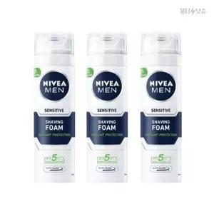 니베아 쉐이빙폼 맨 센서티브 민감피부 200ml 3개