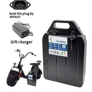 공기  운송 24시간 이내에  60V100AH 18650 리튬 배터리 팩 3000W 미만 모터에 적합