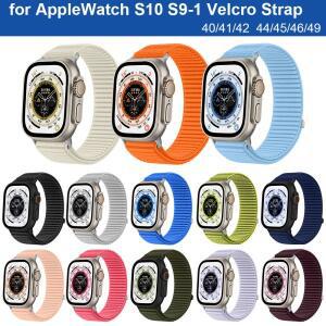 호환품 Apple Watch 벨크로 스트랩 S10 9 8 7 모든 시리즈 38/40/41/42/44/45/46mm 울트라 49mm 시계 밴드
